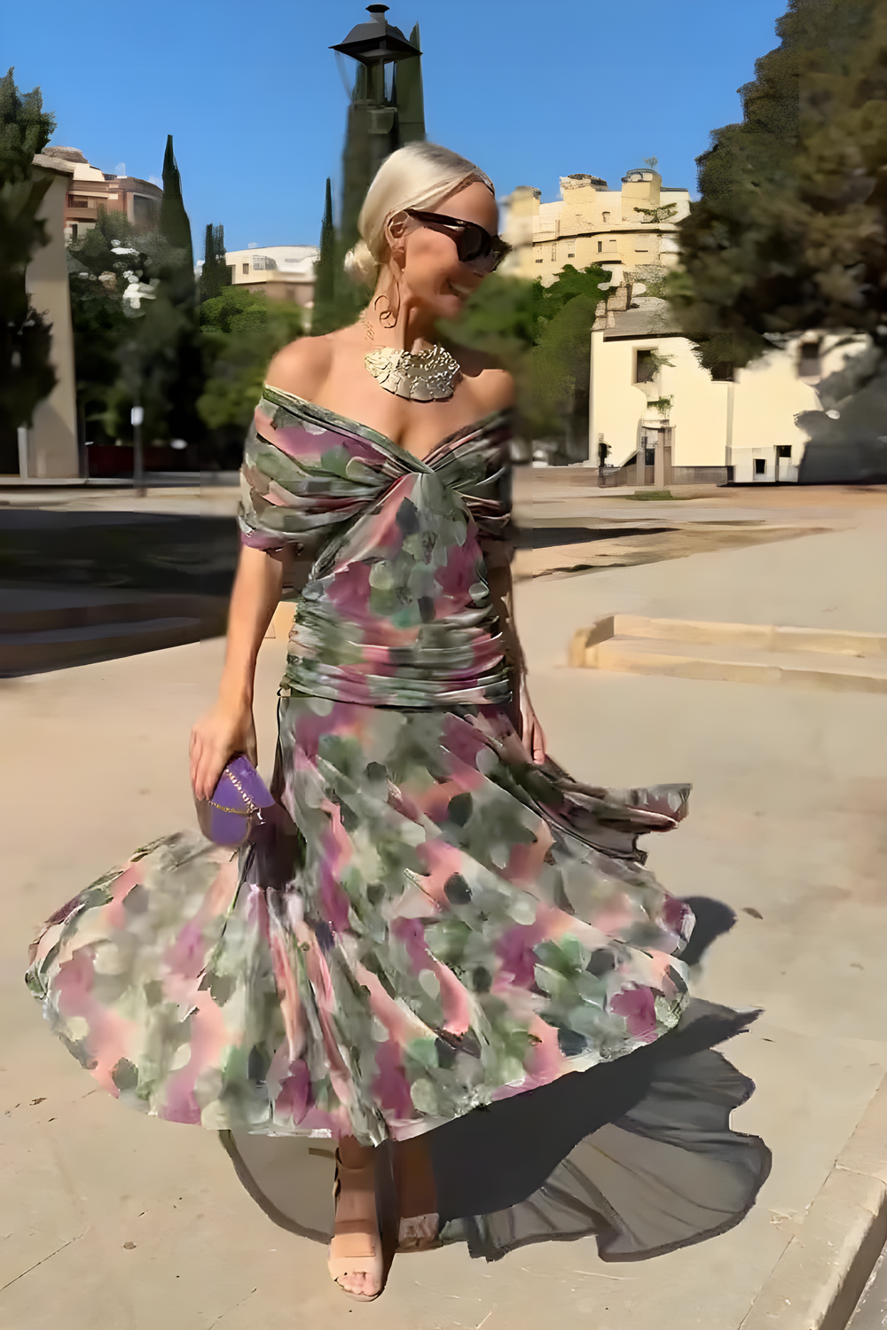 Selma Floral Maxi Dress