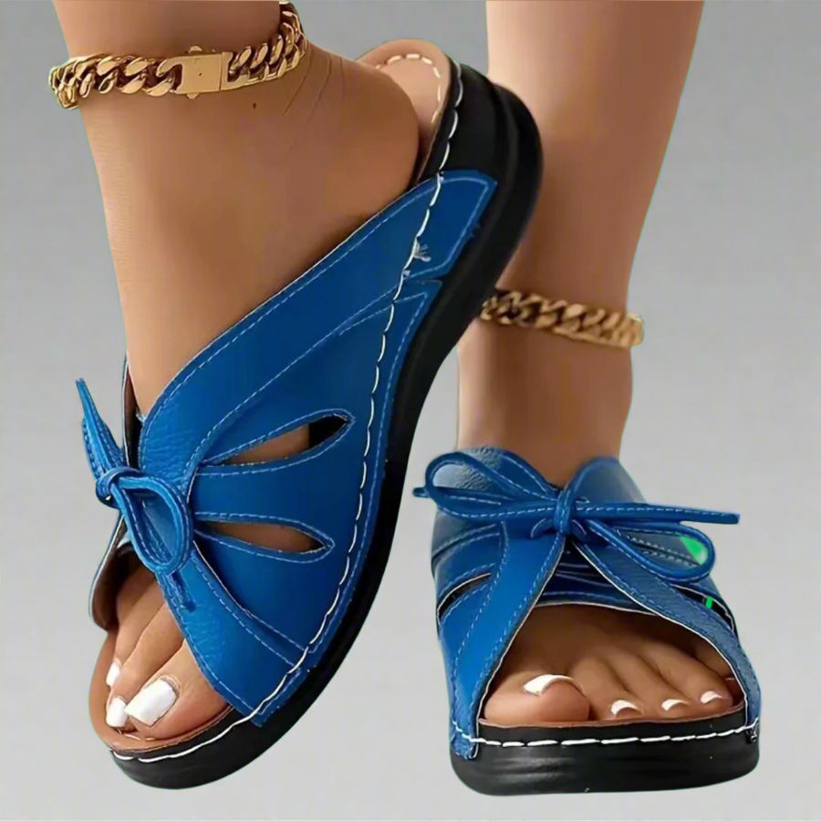 Nely Comfort Strappy Open-Toe Adjustable-Strap Sandals