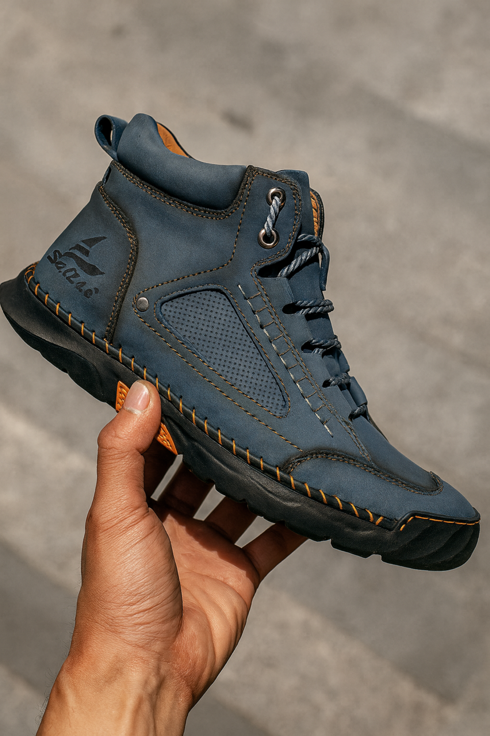 Moriarty Leather High-Top Shoes