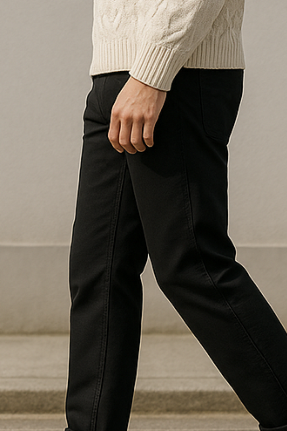 Craig Military-Inspired Straight Pants