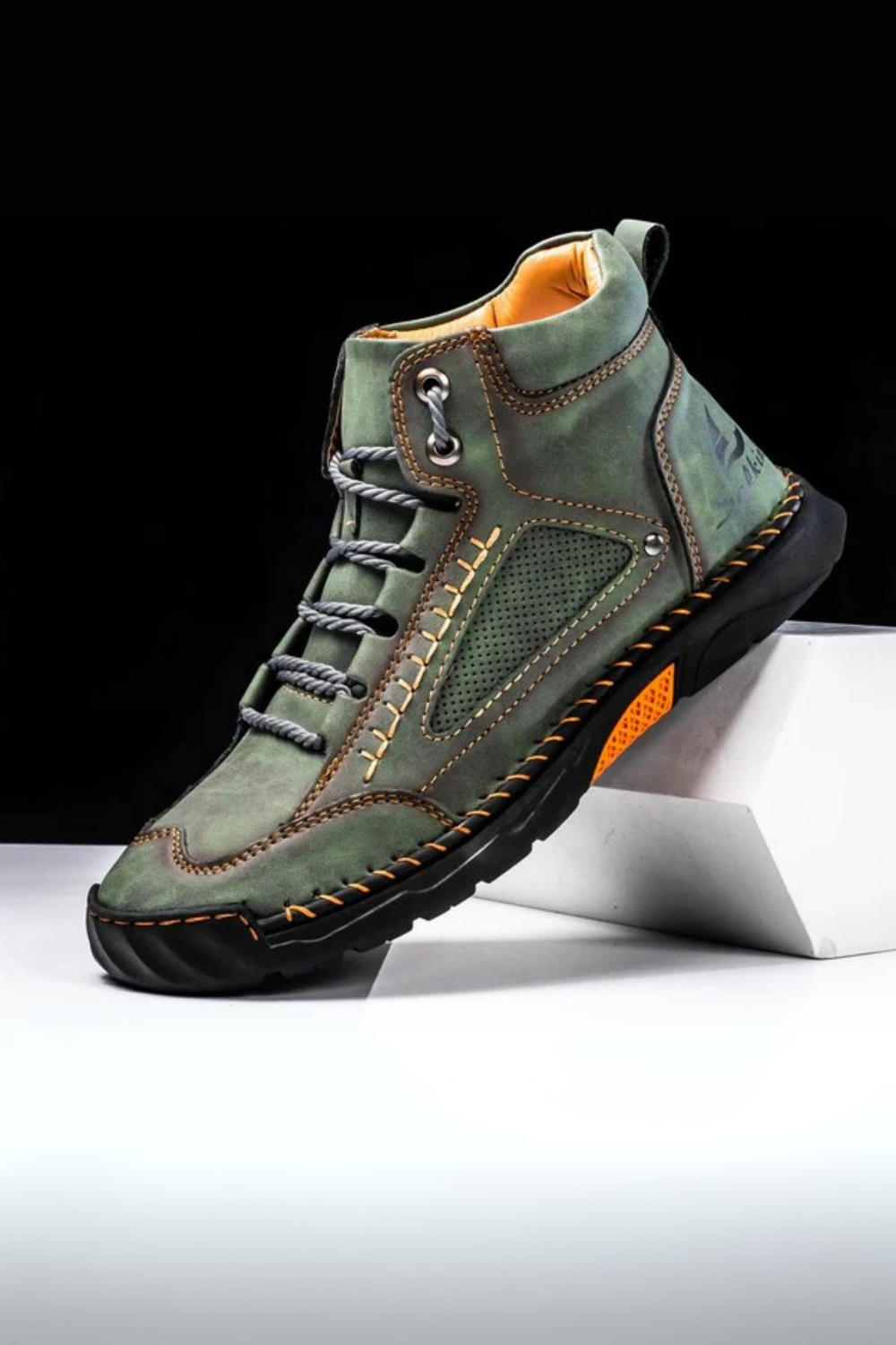 Moriarty Leather High-Top Shoes