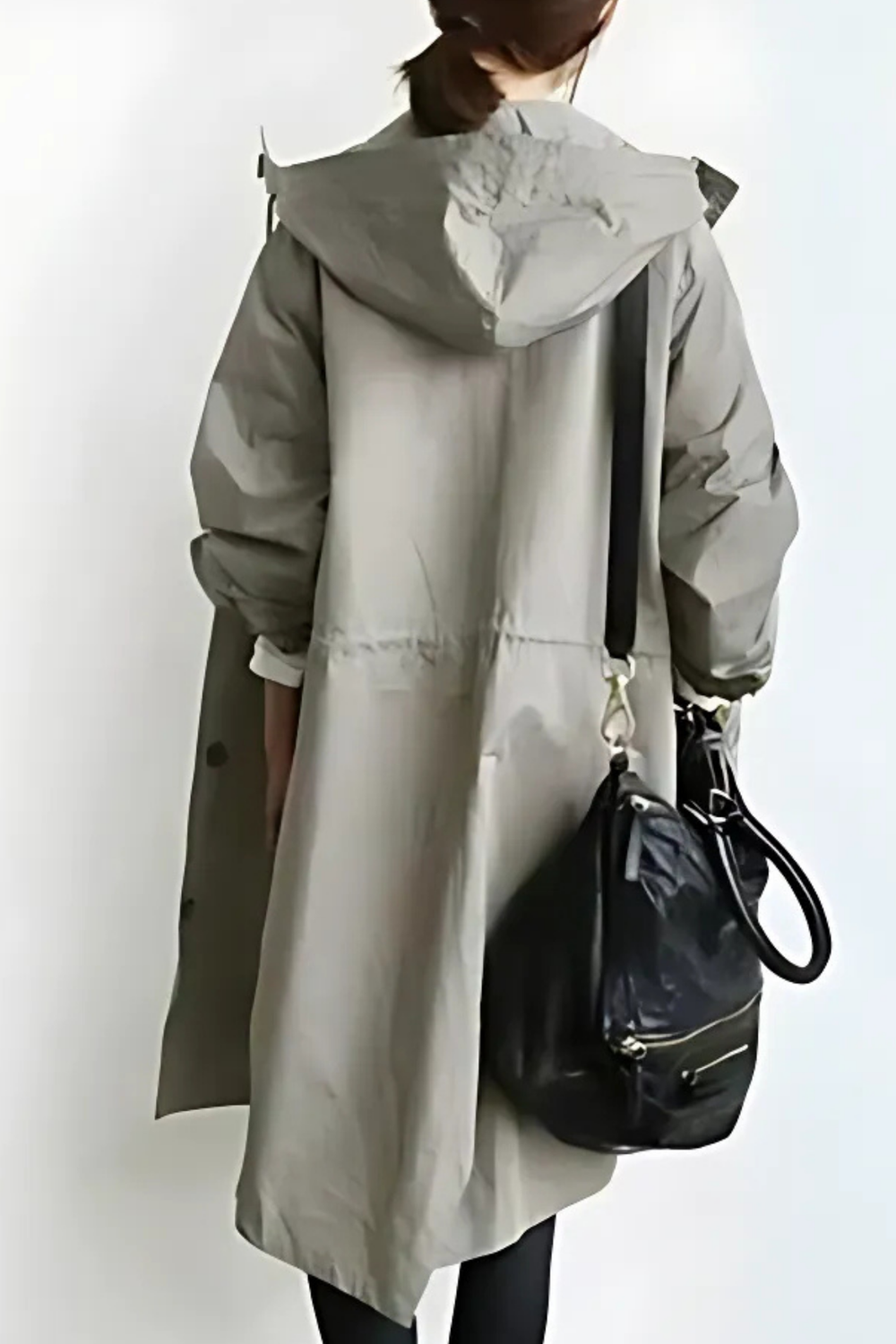 Dolly Modern Trench Coat Hellgrau