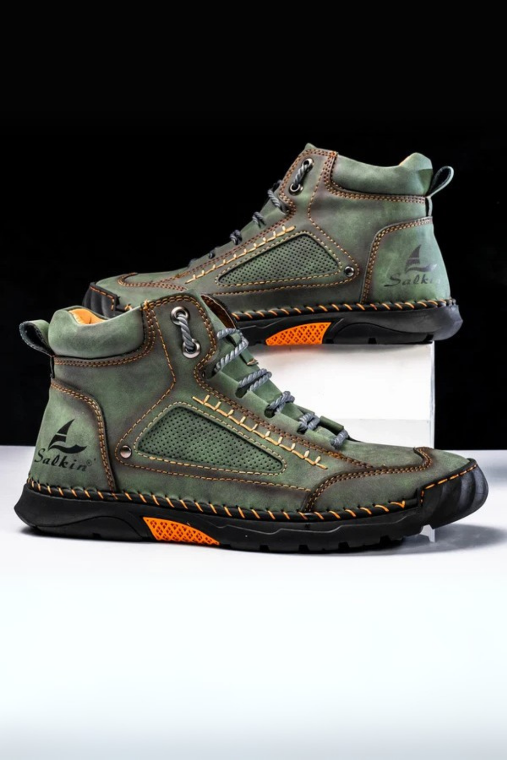 Moriarty Leather High-Top Shoes