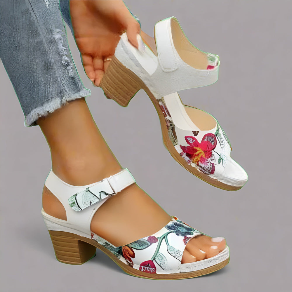 Elsa Handcrafted Peep-Toe Sandal