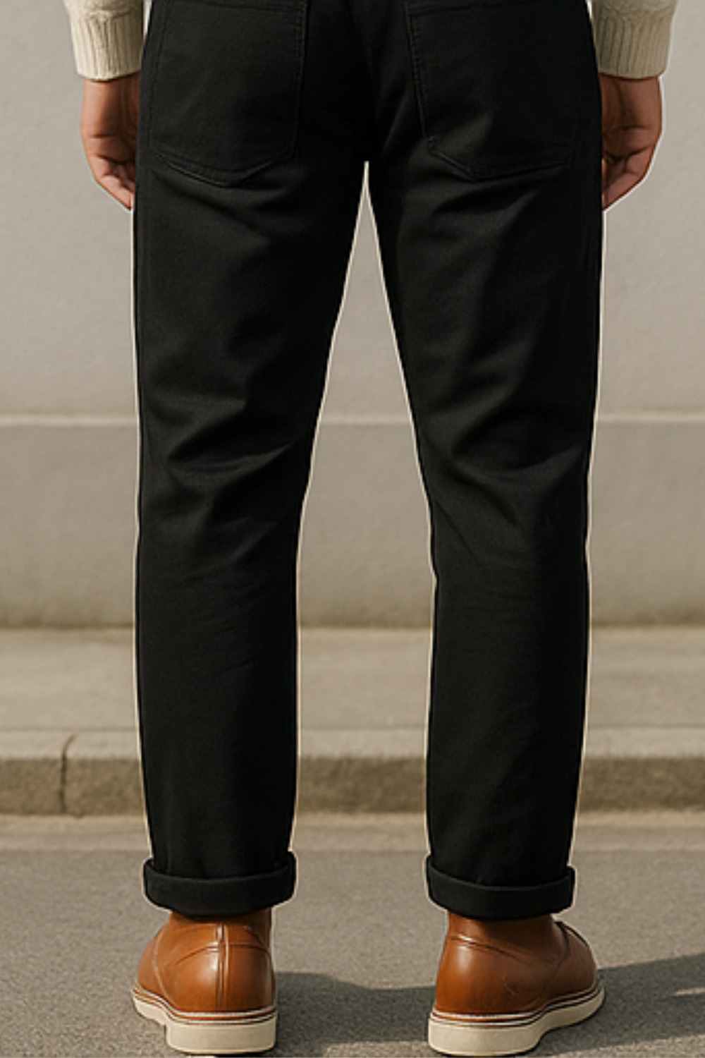 Craig Military-Inspired Straight Pants
