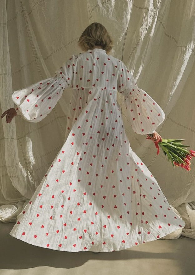 Julia Heart Print Dress