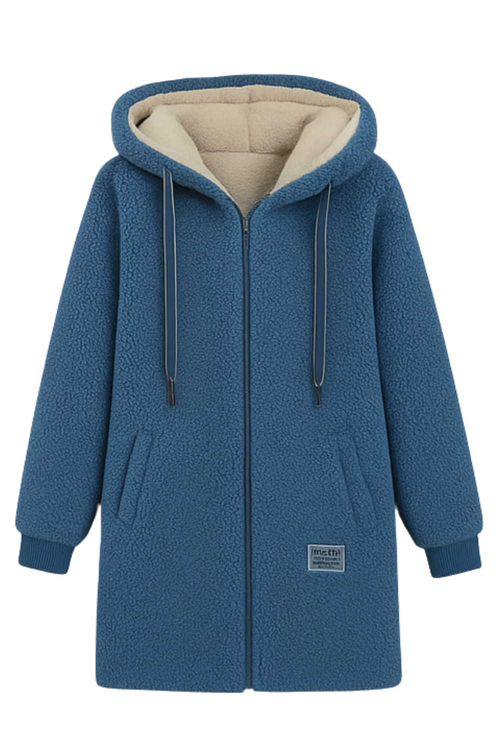 Serena Cozy Fleece Jacket Blau