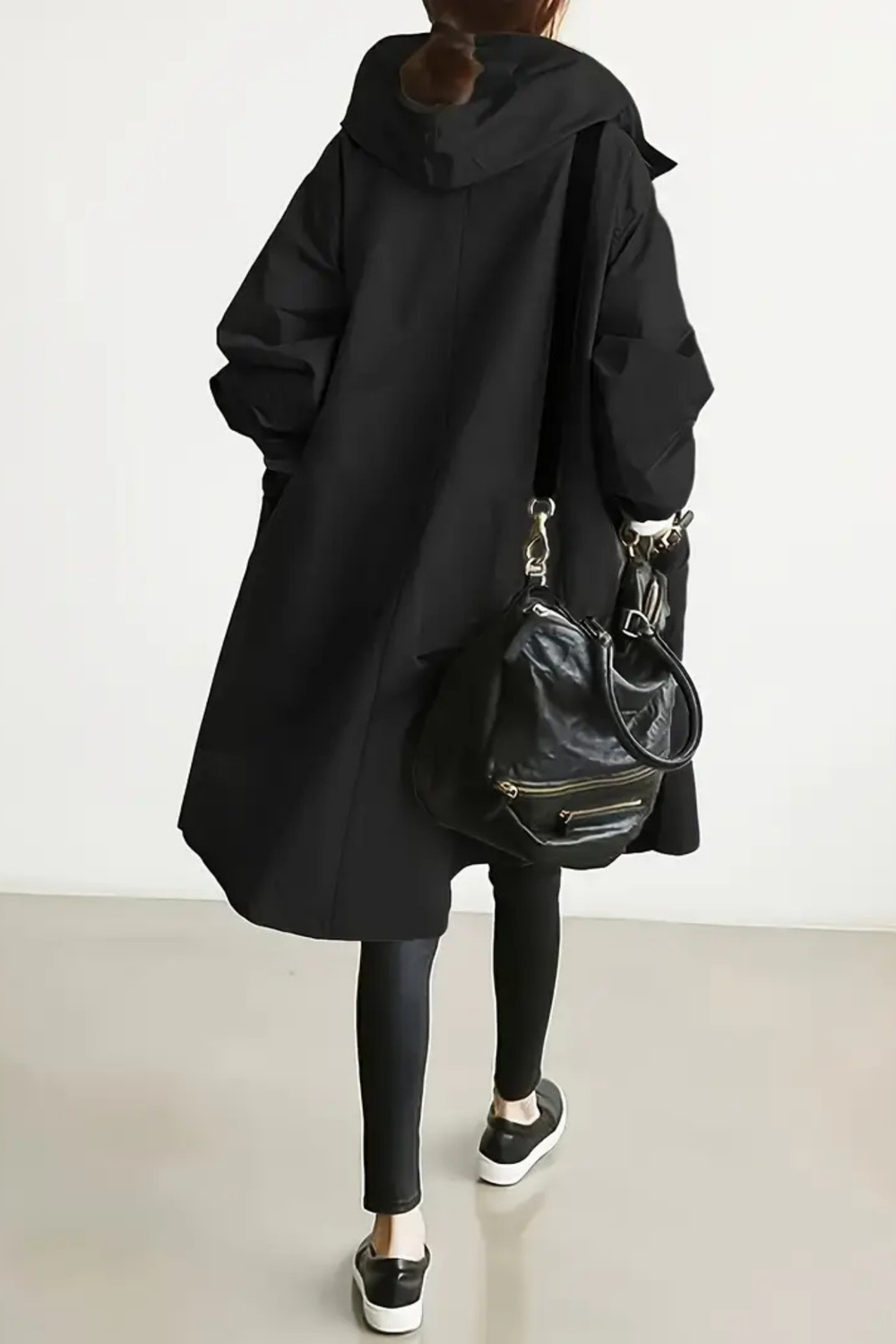Dolly Modern Trench Coat Schwarz