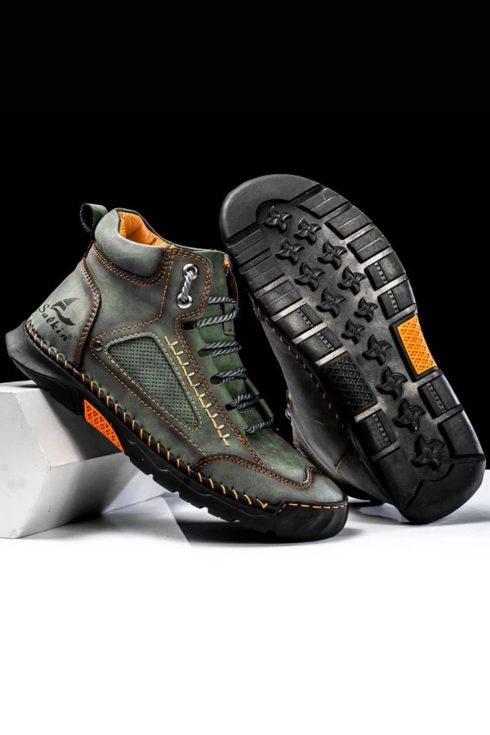 Moriarty Leather High-Top Shoes
