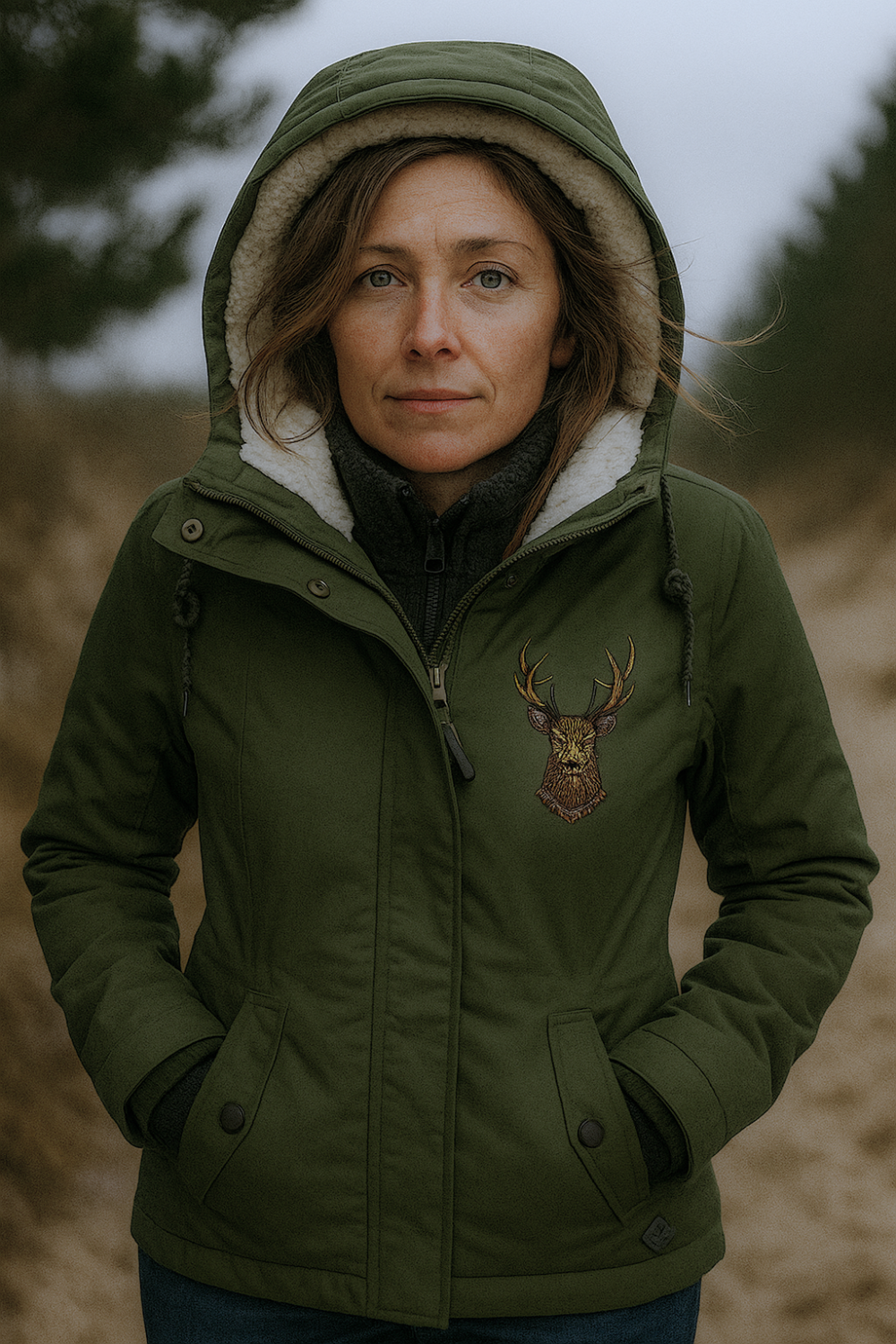 Andrea Gepolsterte Jacket Green