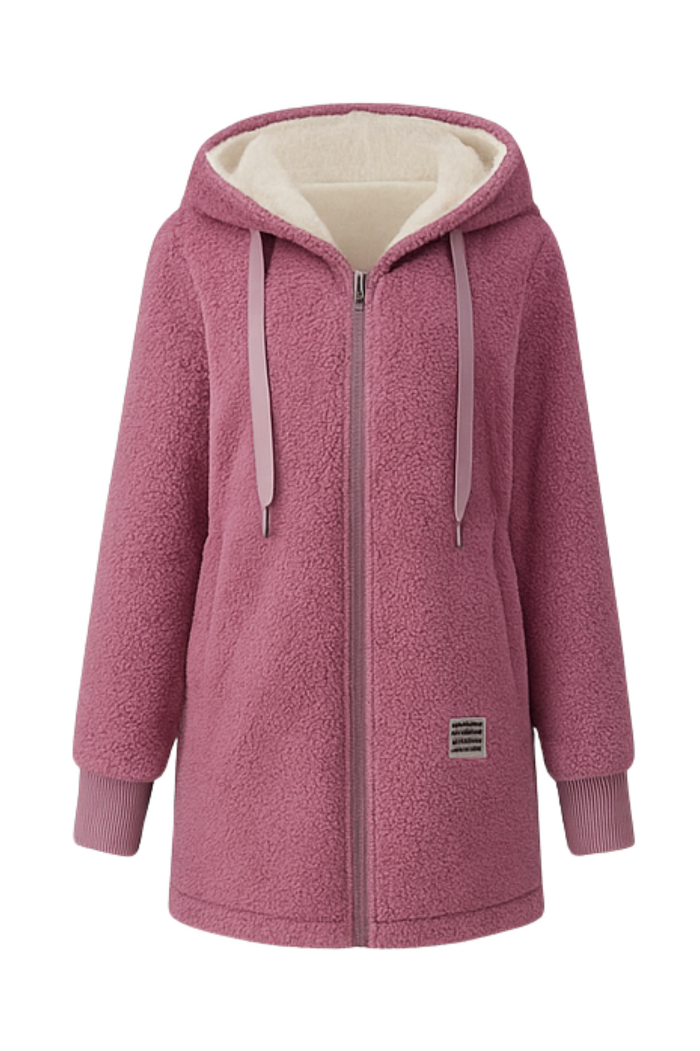 Serena Cozy Fleece Jacket Rosa