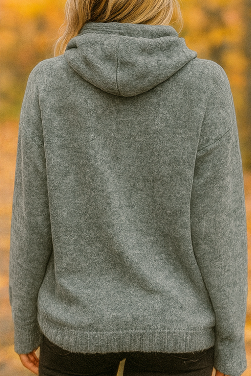 Xena Long Sleeve Sweater with Pocket