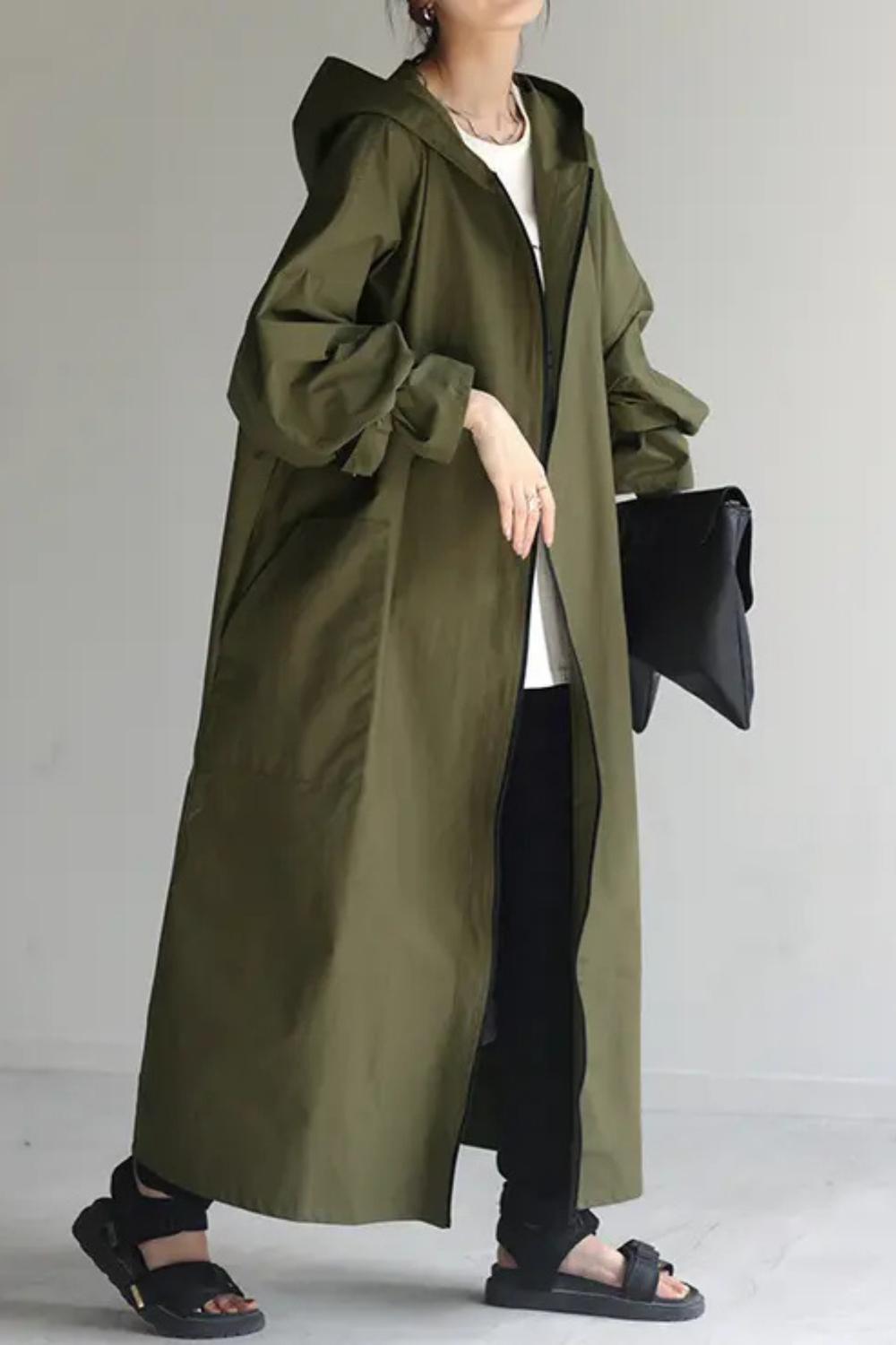 Dolly Modern Trench Coat Oliv