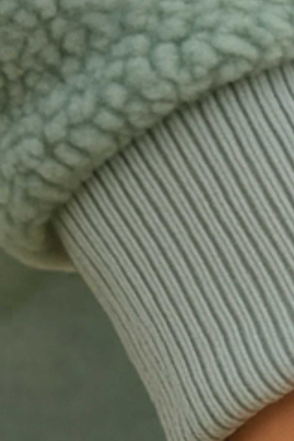 Serena Fleece Jacket in Green