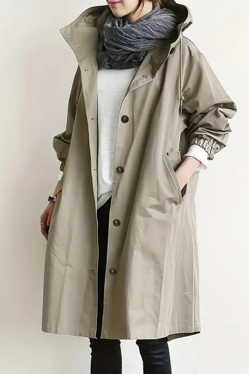 Dolly Modern Trench Coat Beige