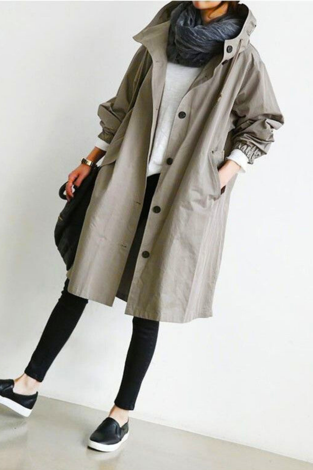 Dolly Modern Trench Coat Beige