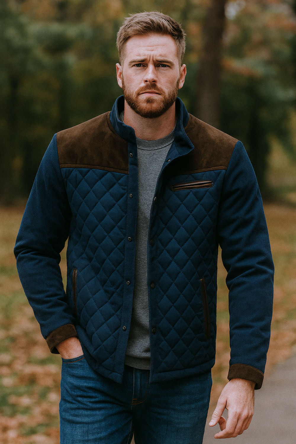 Gary Elegant Blazer Jacket Brown