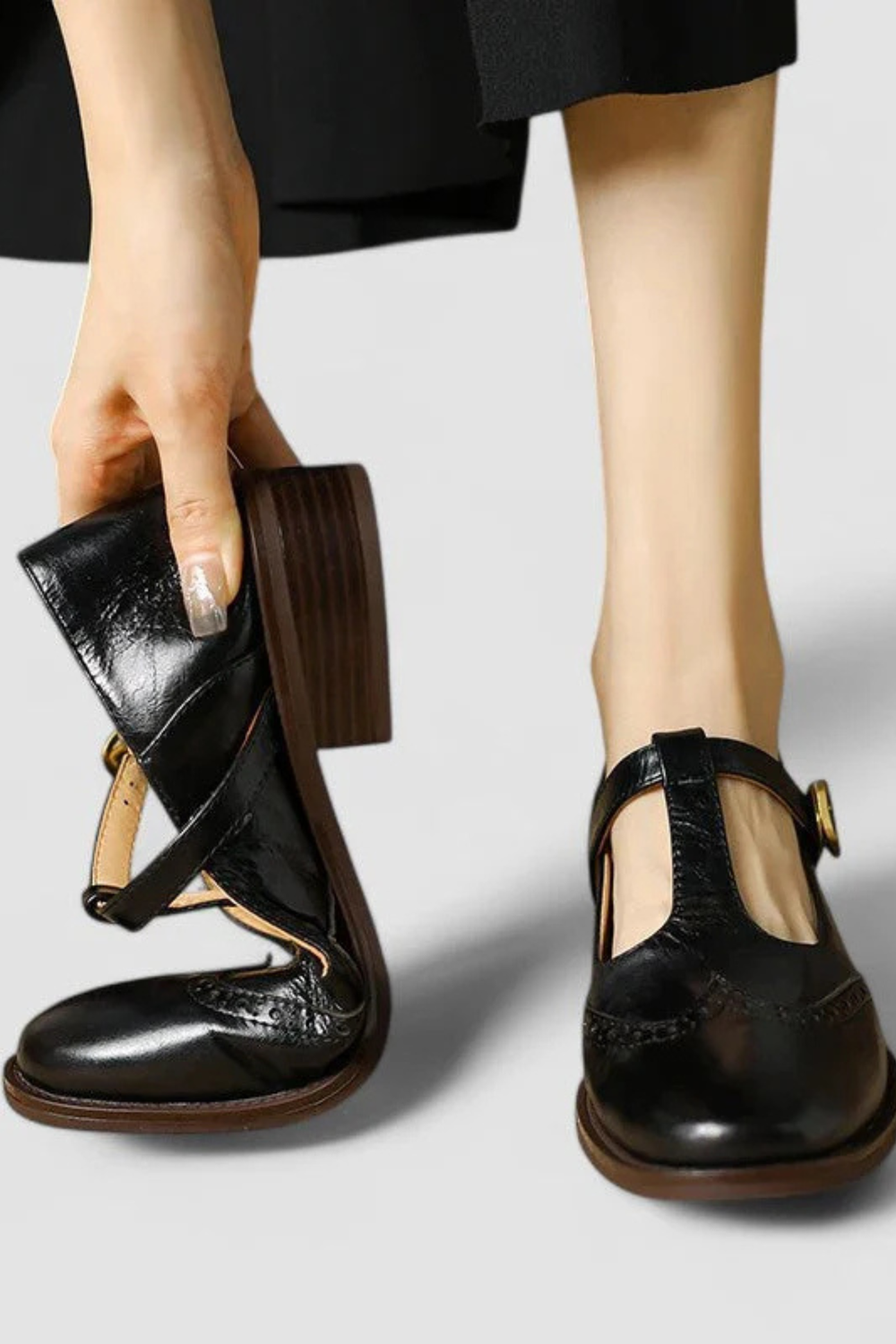Livia Classic Strappy Leather Comfortable Sandal Shoes