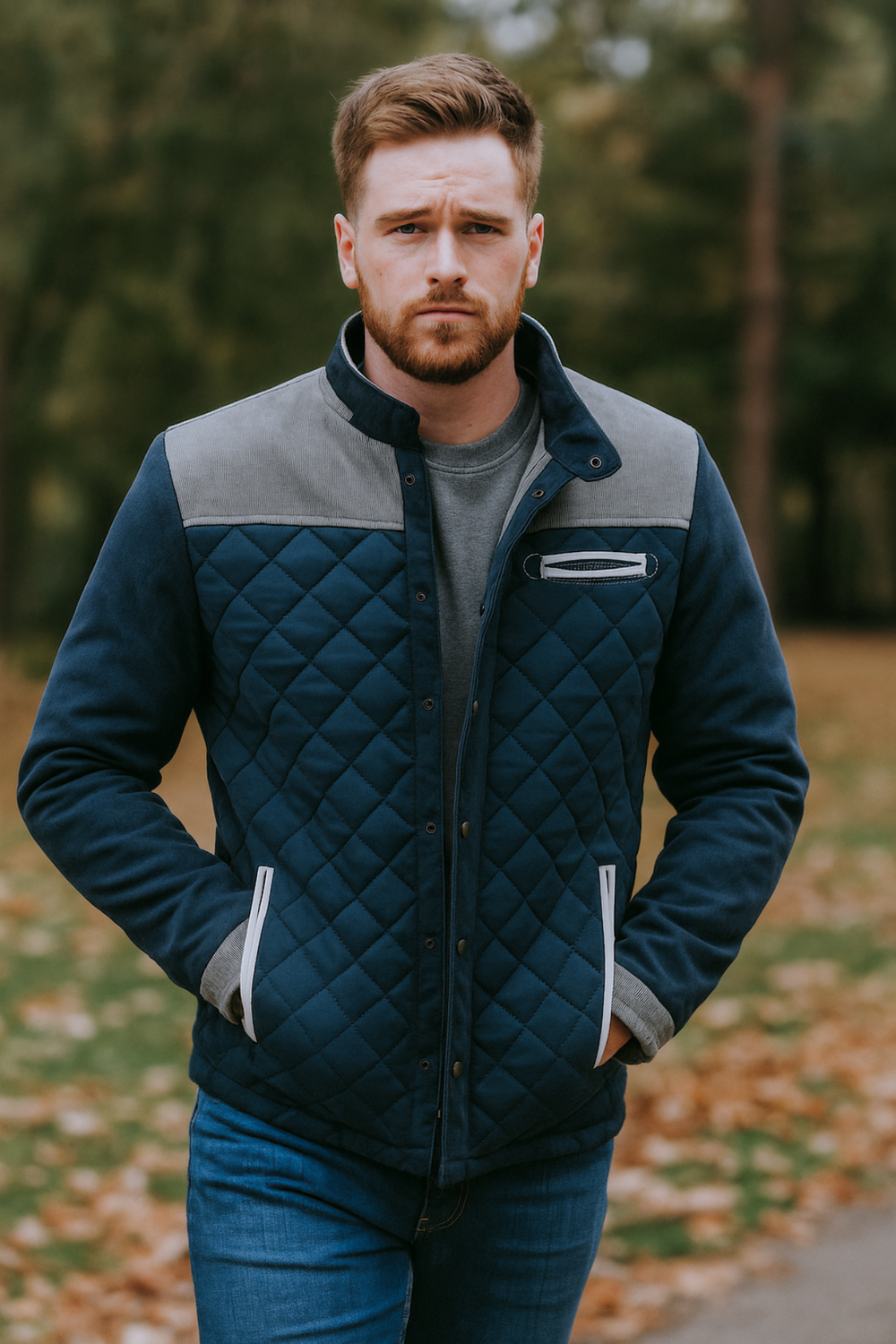 Gary Elegant Blazer Jacket Gray