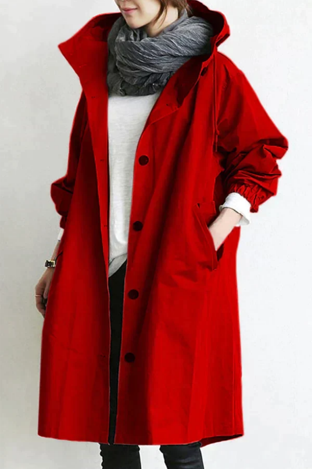 Dolly Modern Trench Coat Rot