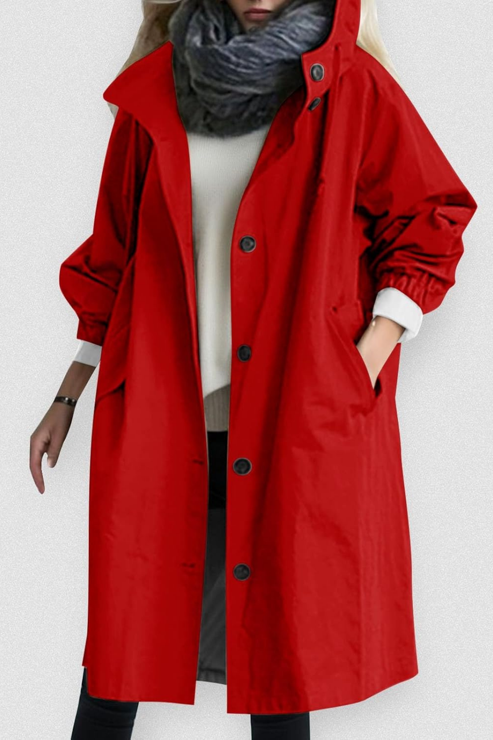 Dolly Modern Trench Coat Rot