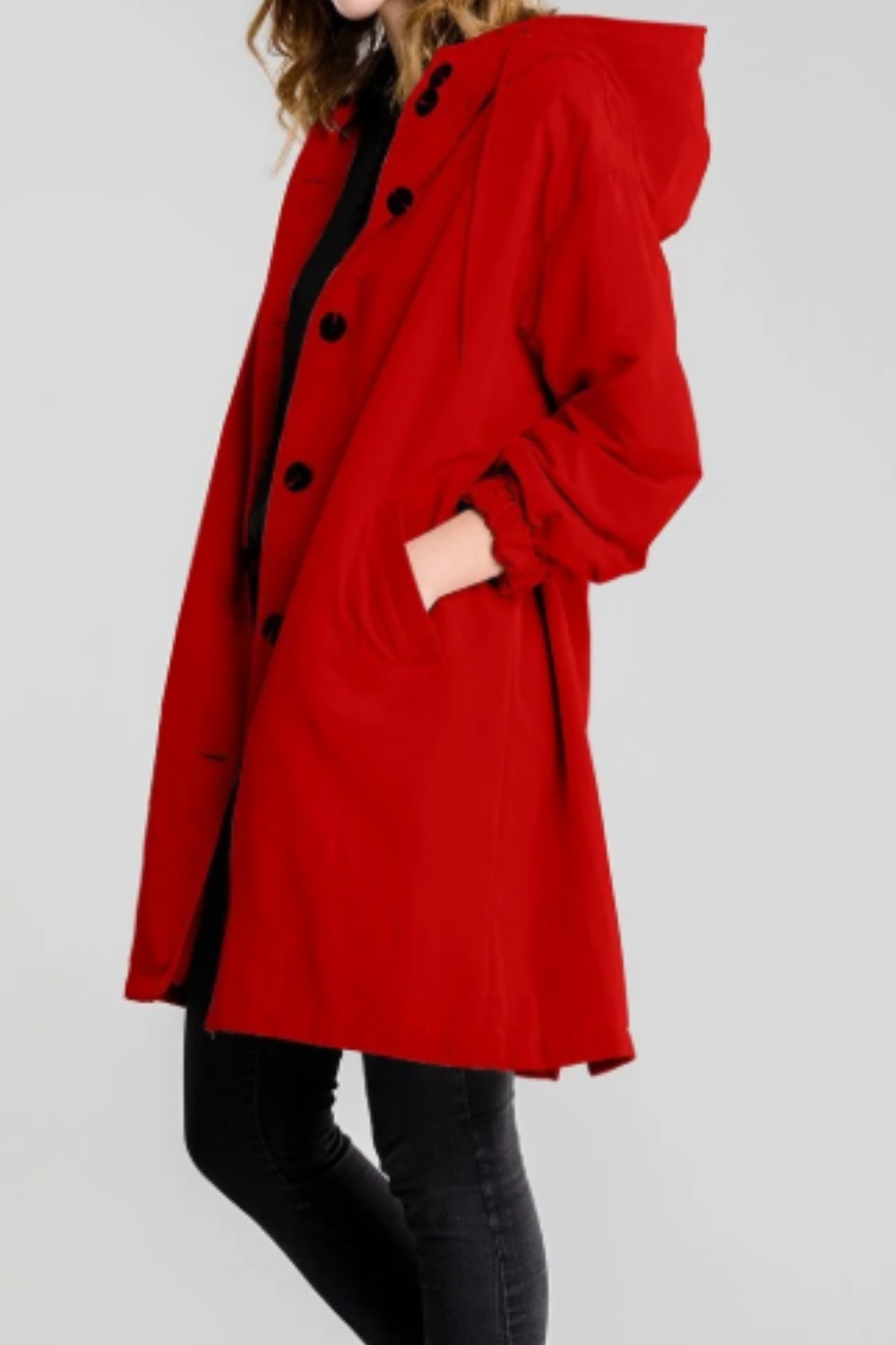 Dolly Modern Trench Coat Rot