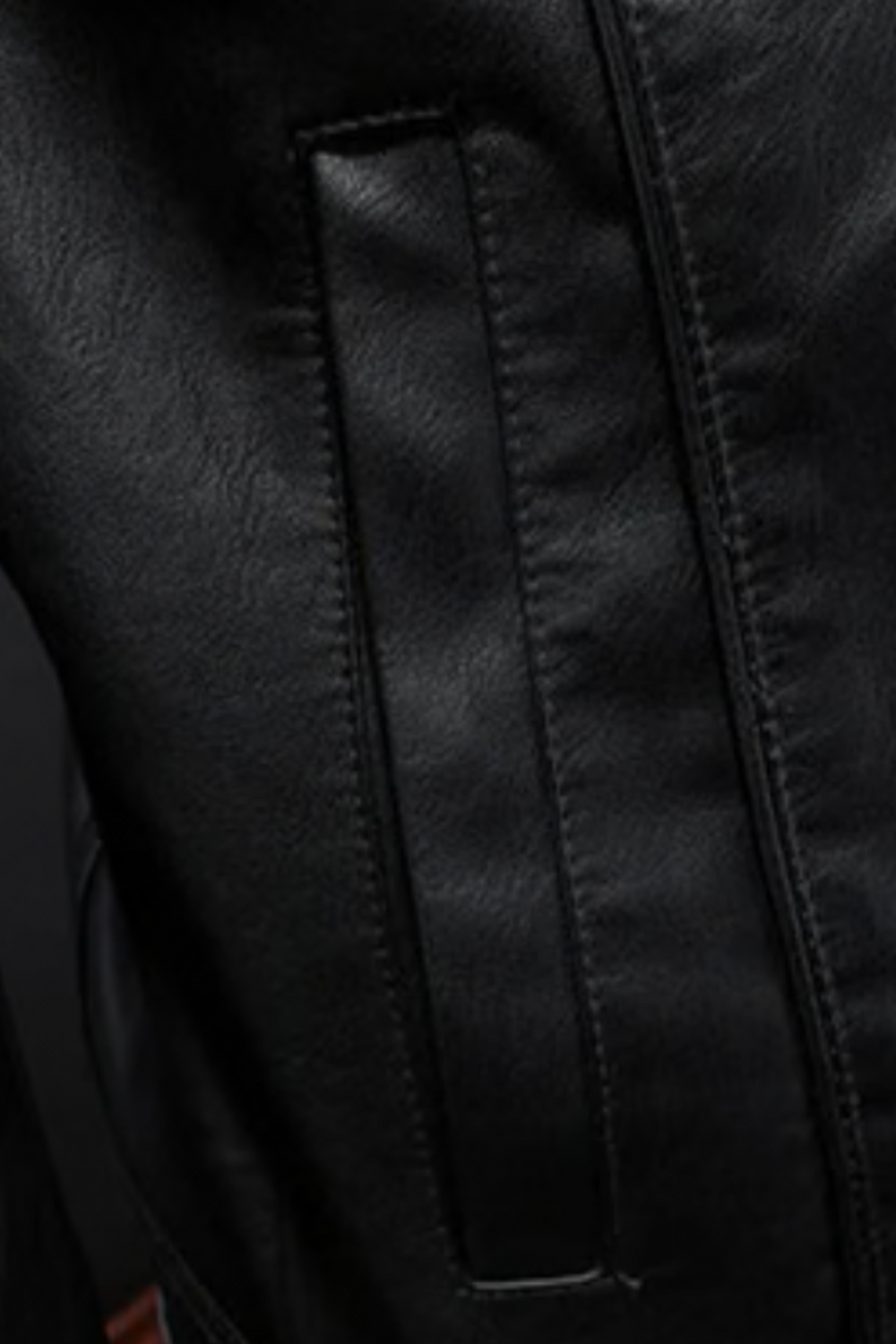 Robin Rider Leather Jacket Schwarz