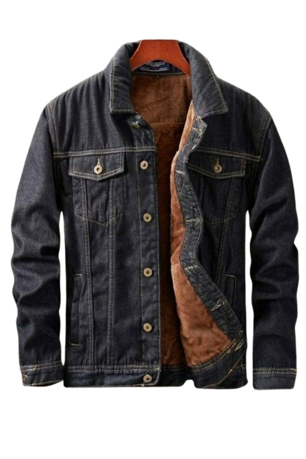 Elijah Classic Denim Blue Cotton Casual Stylish Jacket