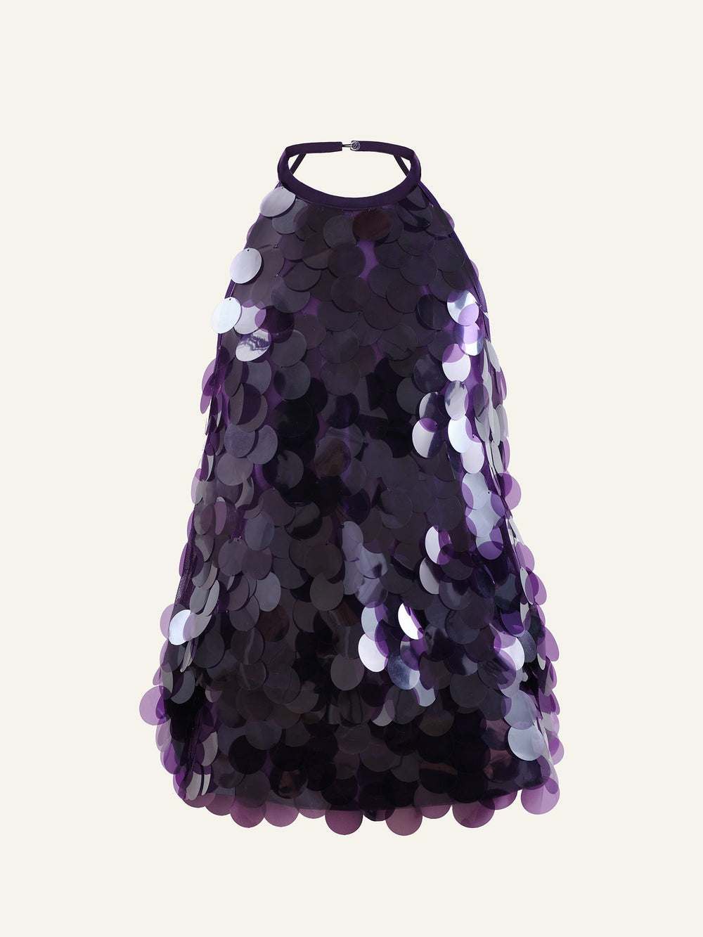 Noxora Sequin Open-Back Mini Dress