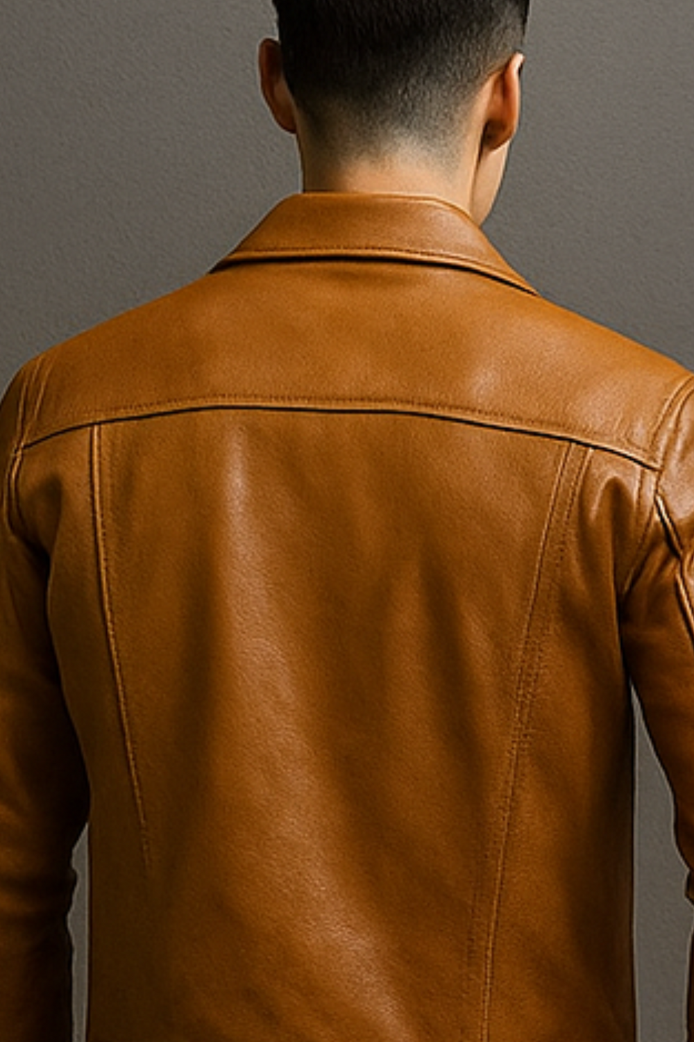 Robin Rider Leather Jacket Braun