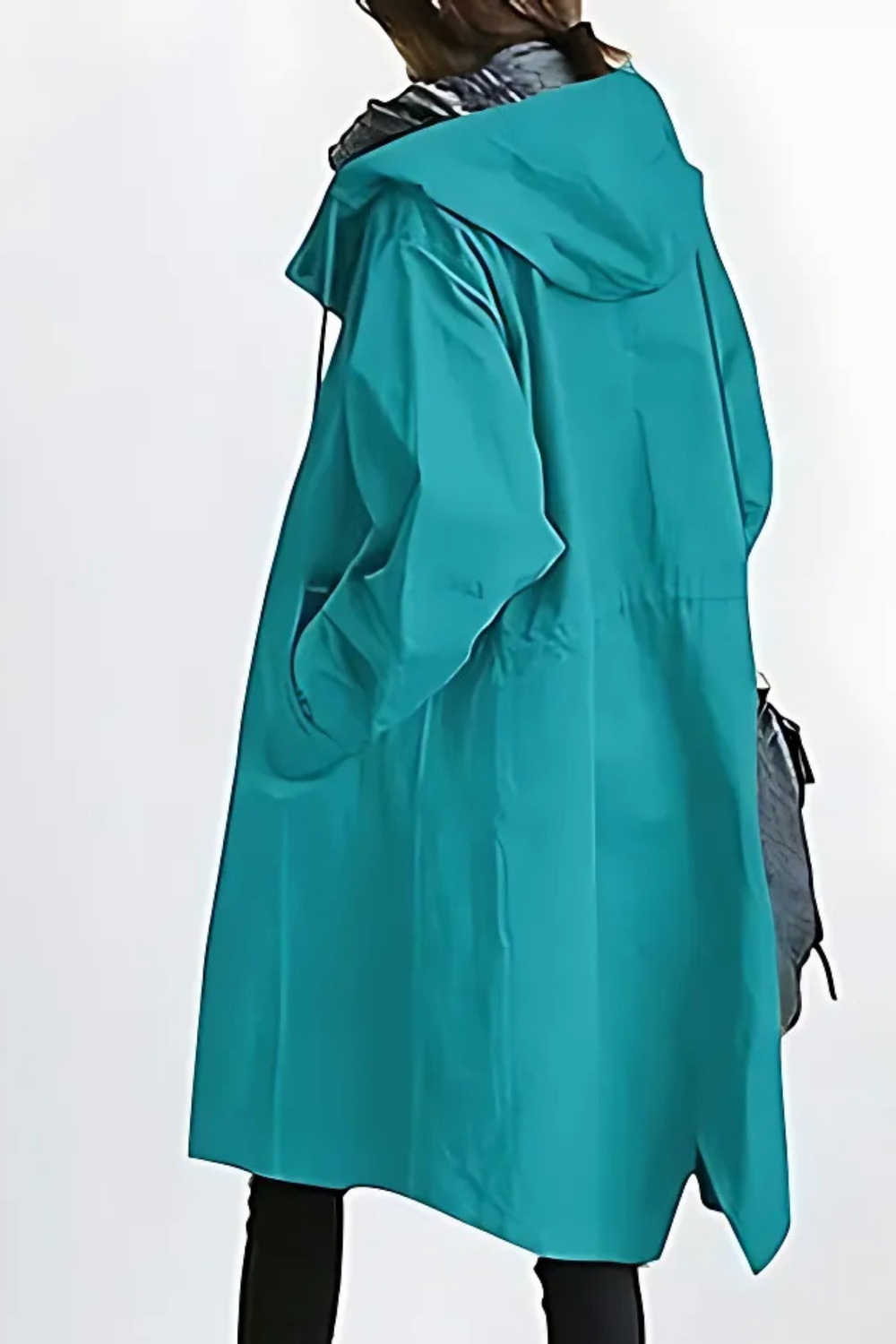 Dolly Modern Trench Coat Hellblau