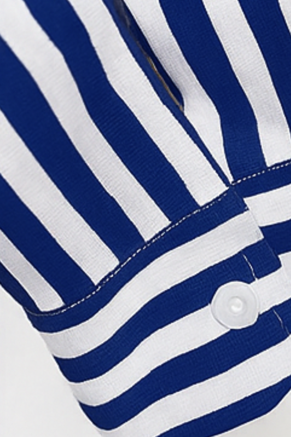William Classic Striped Shirt Blau