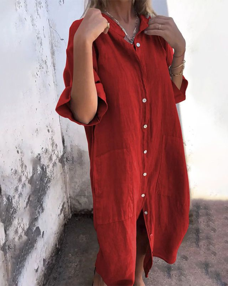 Azalea Casual Shirt Dress