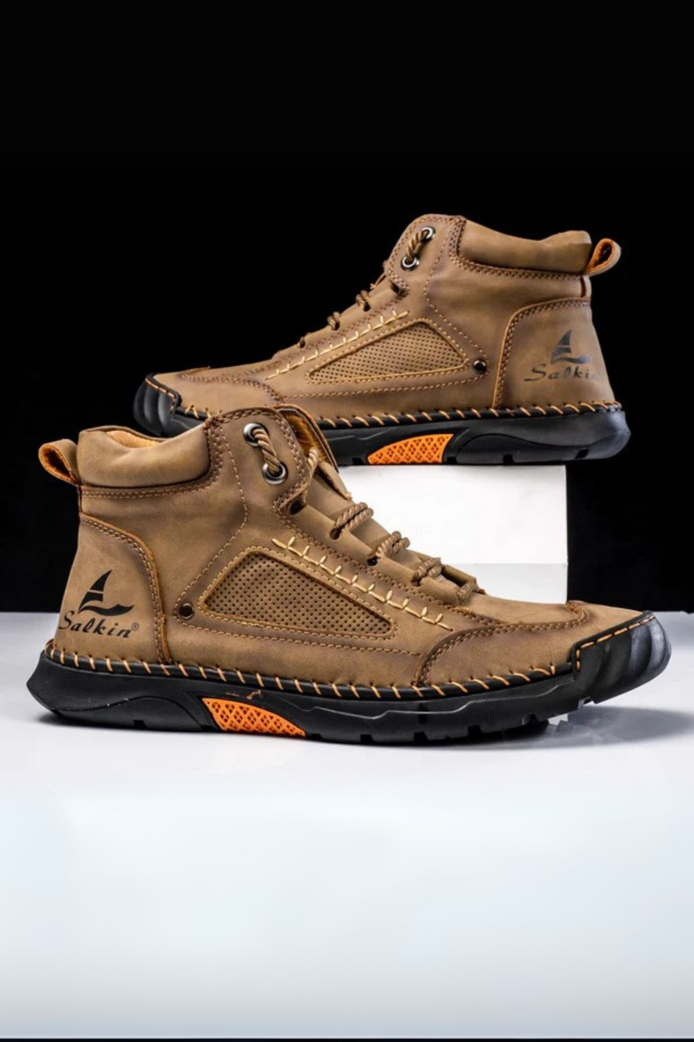 Moriarty Leather High-Top Shoes