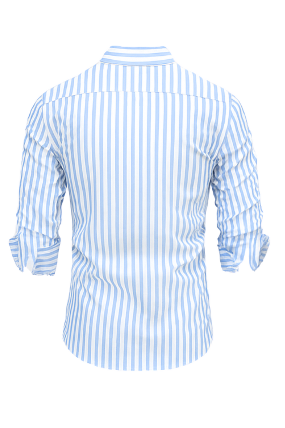 William Striped Dress Shirt Light Blue