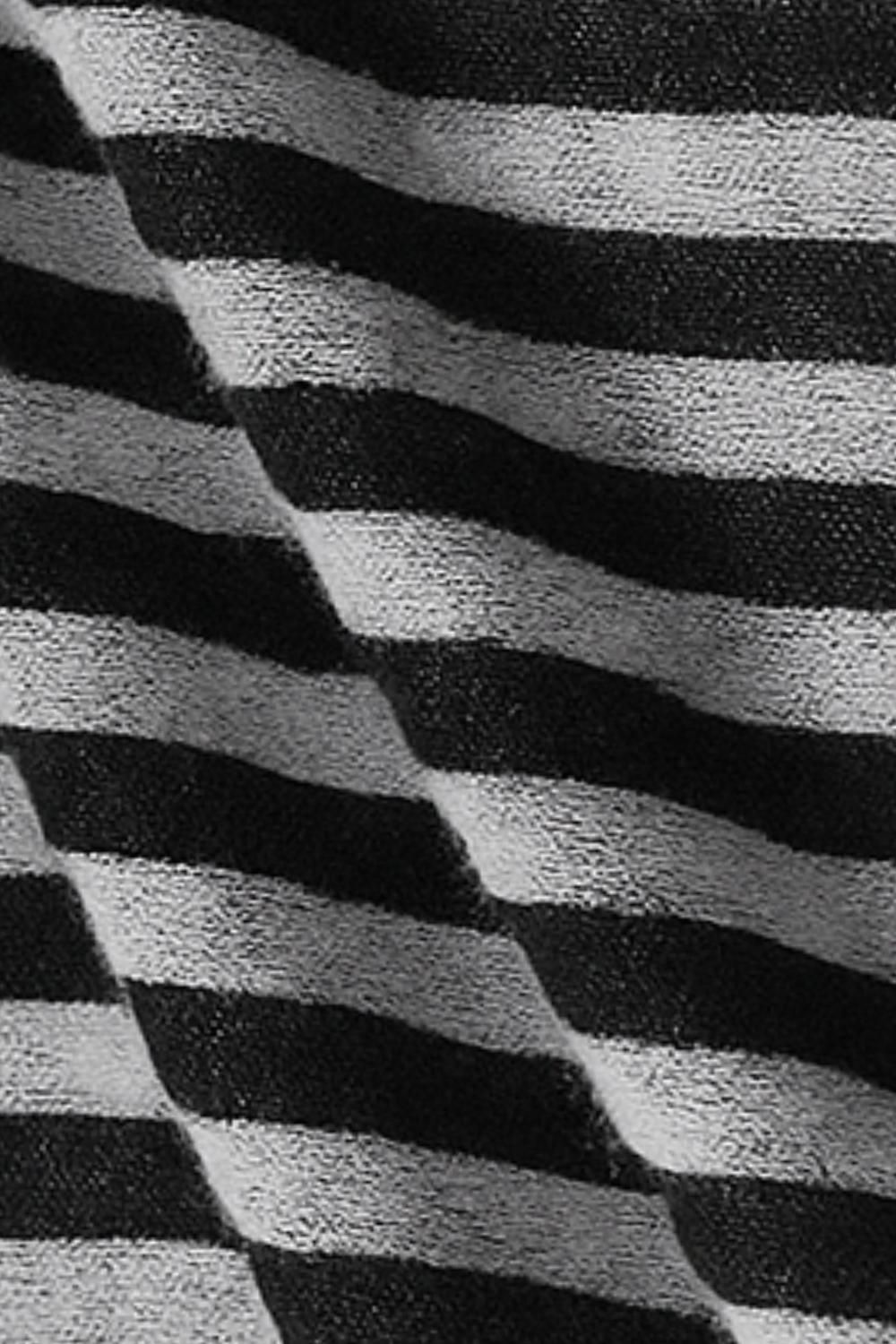 William Striped Dress Shirt Black