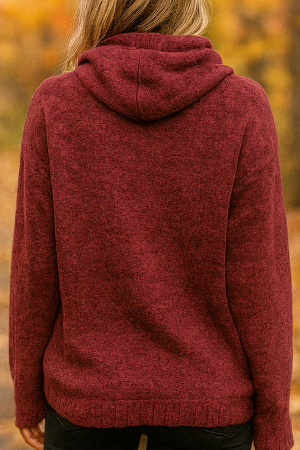 Xena Long Sleeve Sweater with Pocket