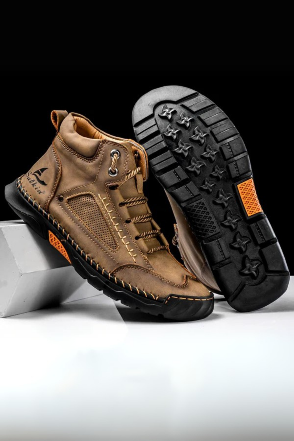 Moriarty Leather High-Top Shoes