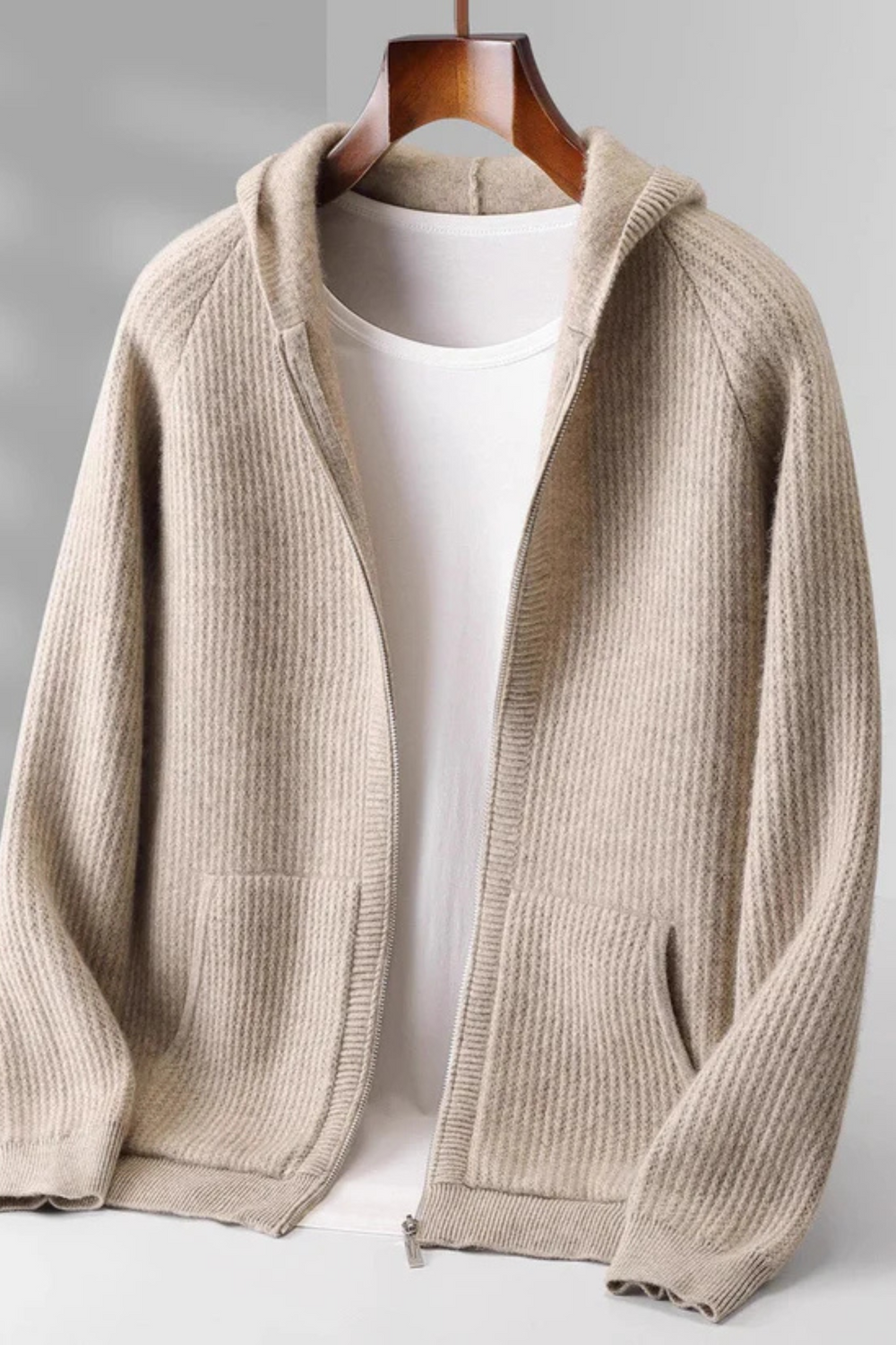 Sorrano Cashmere Zip Hoodie