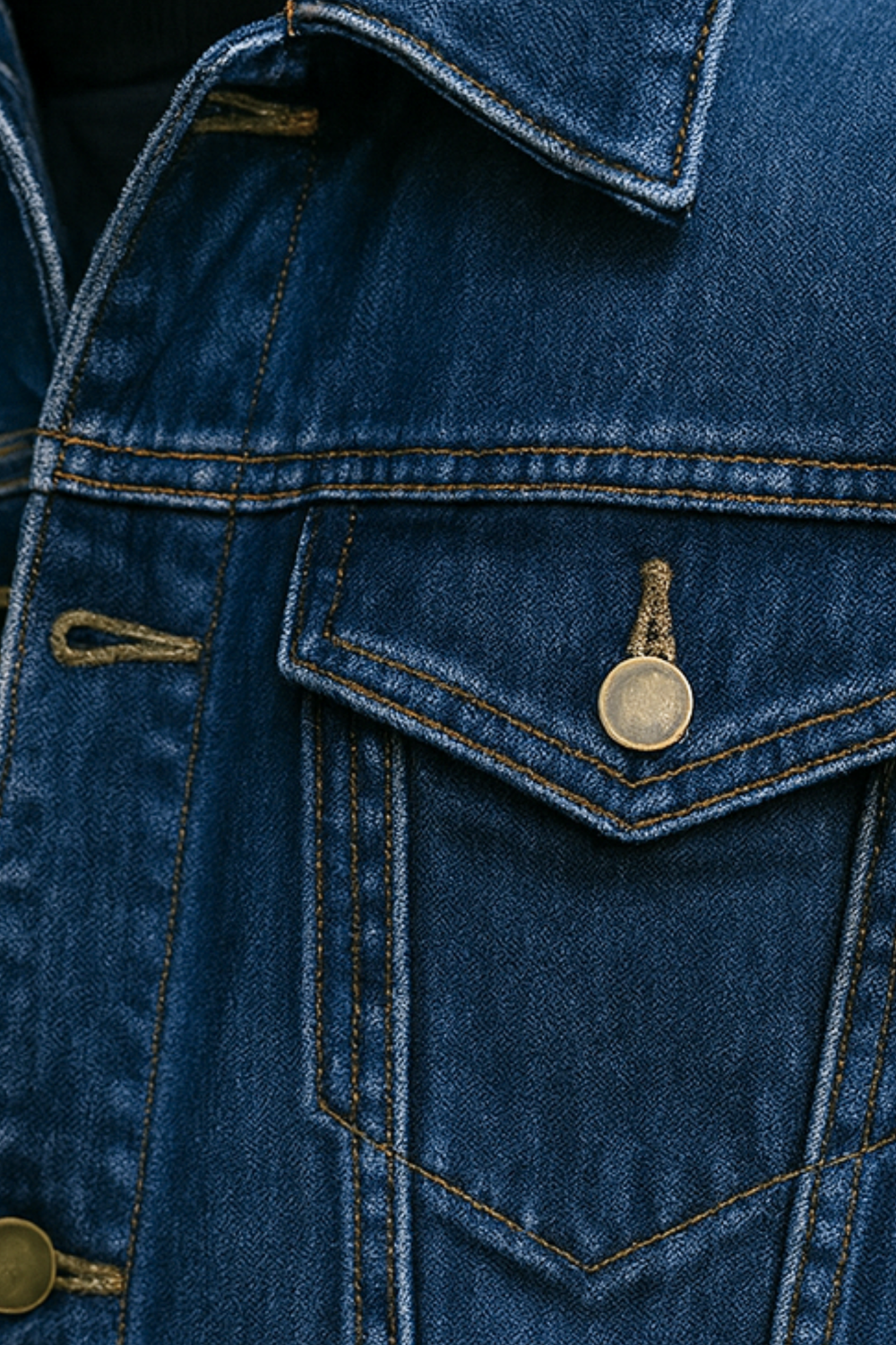 Elijah Classic Denim Blue Cotton Casual Stylish Jacket
