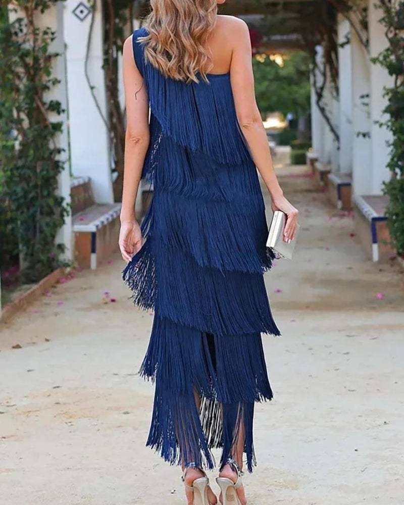 Lauren Refined Fringe Dress for Special Occasions