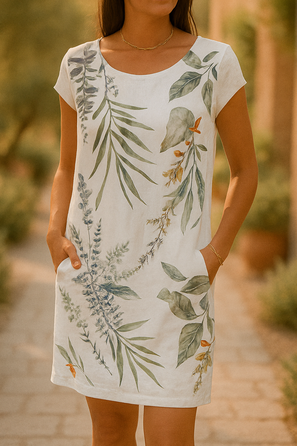 Ranya Cotton Linen Dress