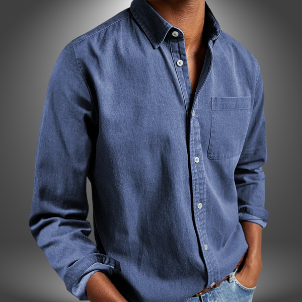 Nick Handcrafted Long-Sleeve Tailored Button-Down Shirt