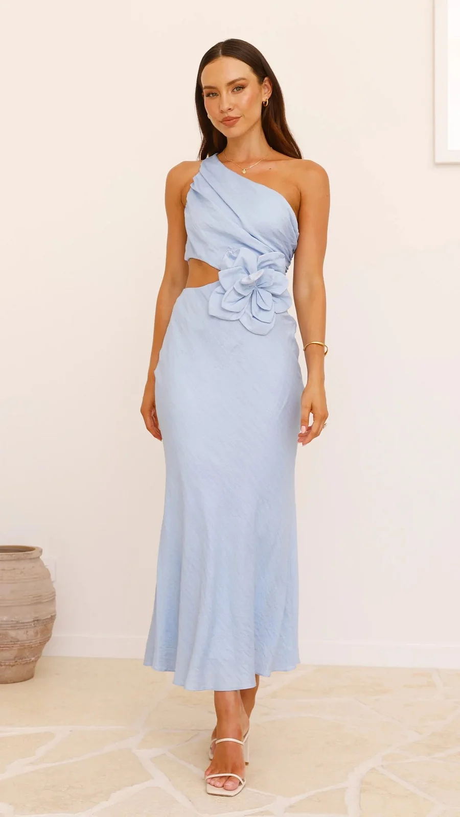 Figurbetontes One-Shoulder-Maxikleid Maxi Dress
