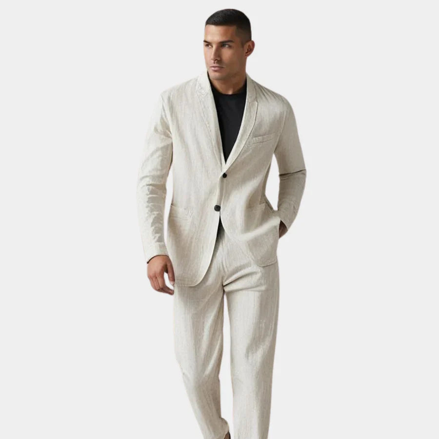 Varek Lightweight Classic Fit Tailored Business Suit Set
