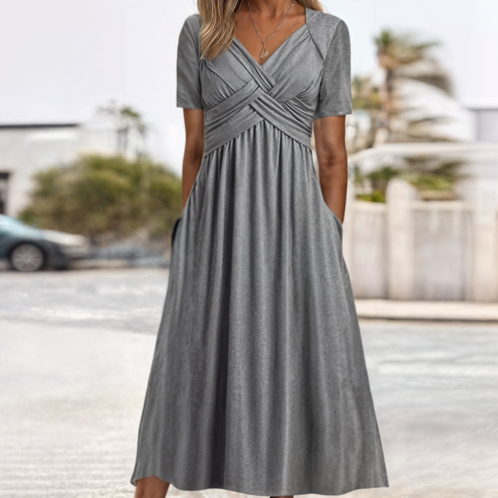 Rosella Mini V-Neck Dress
