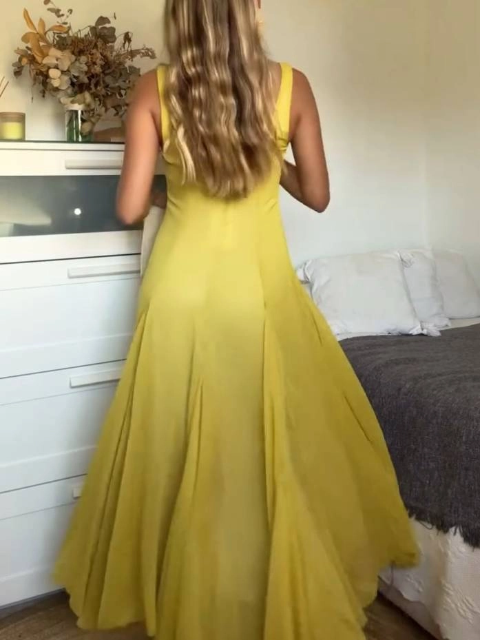 Camille Square Neck Maxi Dress