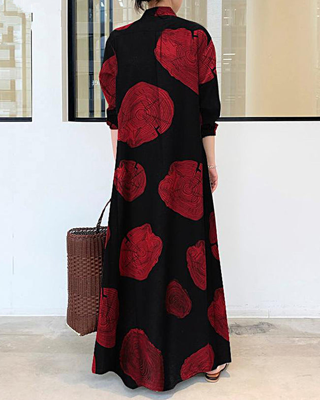 Jayla Contrast Print Dress
