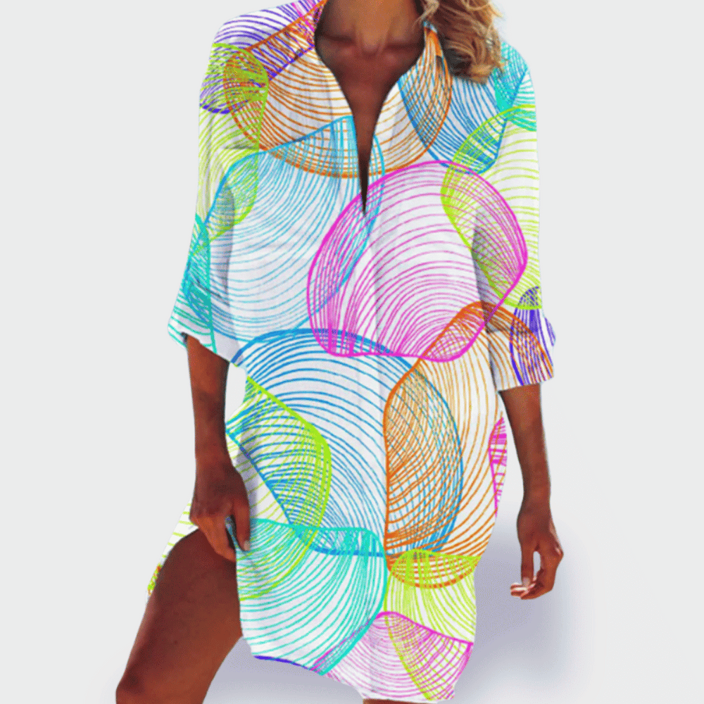 Brigitte Colorful And Leichtes Sommerdress