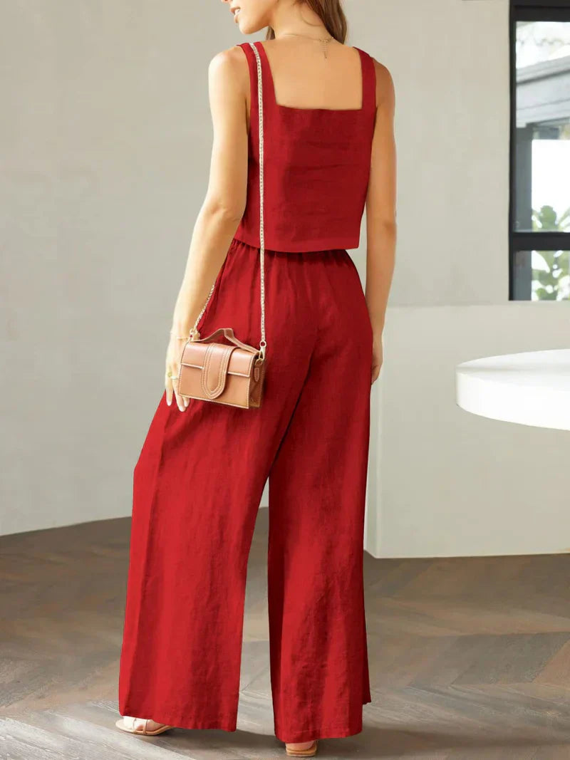 Scarlett Square Neck Top & Pants Set